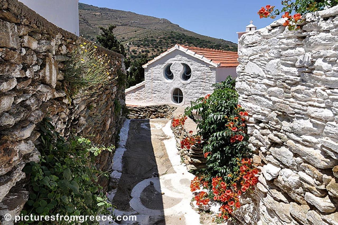 "Aura" Apt In Stone Tower 1690 • Andros Aidonia  Exterior photo